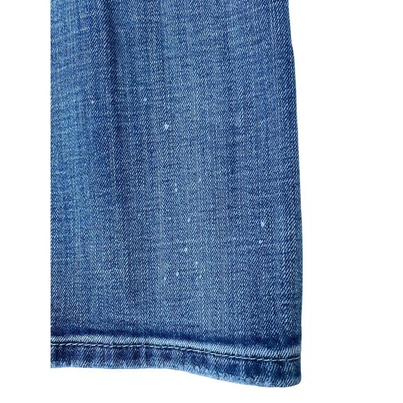 Western Miss Me Womens 30 Blue Retro Boho Vintage Logo Crop Indie Jeans - Picture 8 of 8